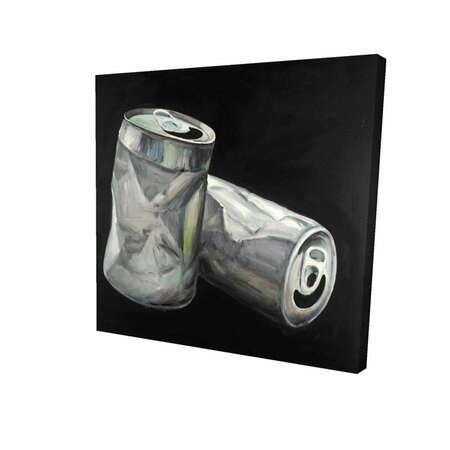 FONDO 12 x 12 in. Empty Cans-Print on Canvas FO2788391